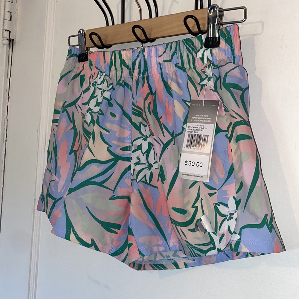 adidas Aeroready All Over Print Pacer Woven shorts - Picture 2 of 8